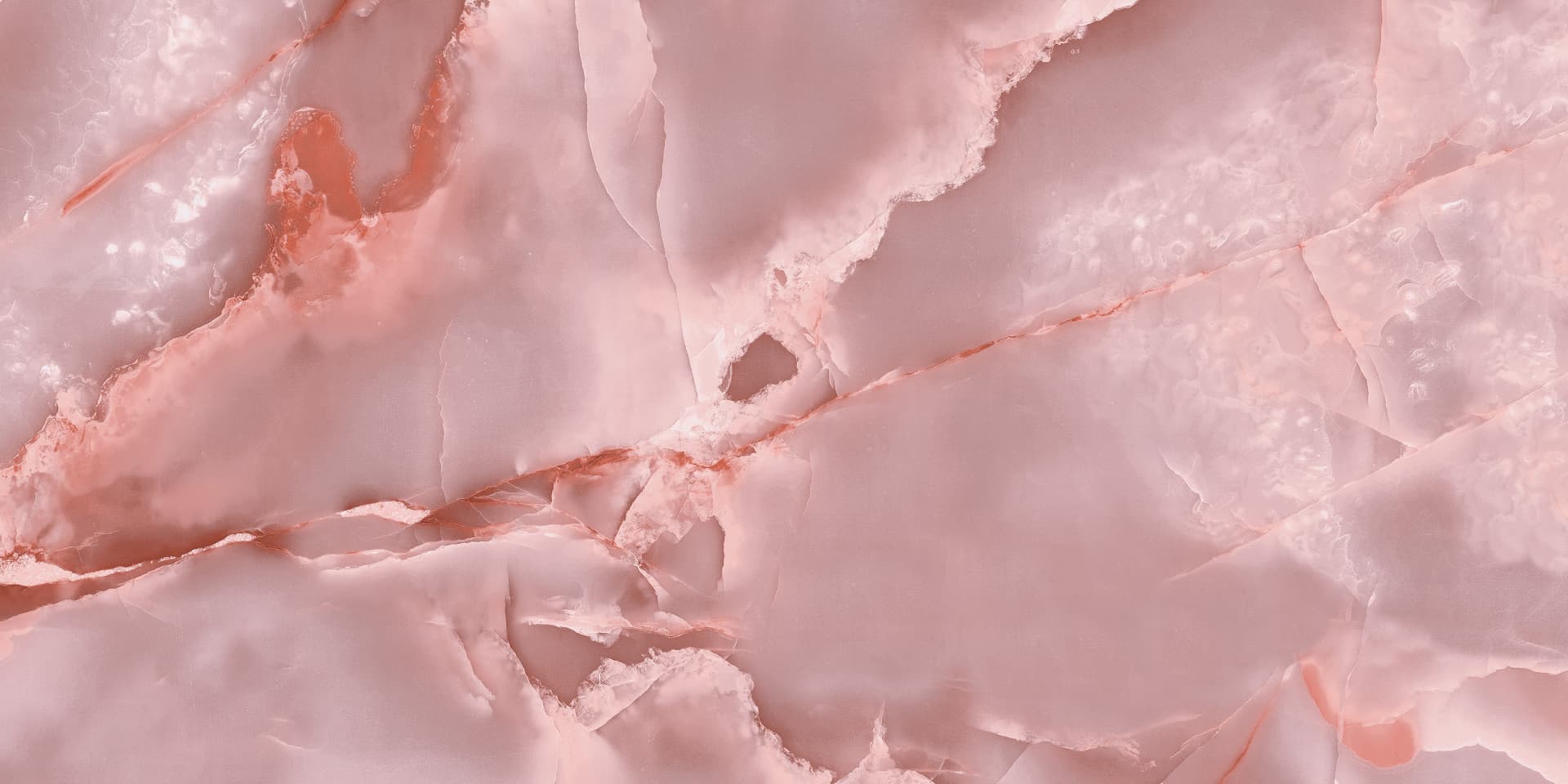 Onix Pink — Onyx look porcelain tile, Polished